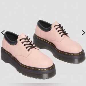 NWOB Dr. Marten Pisa 8053 pink leather platform shoes